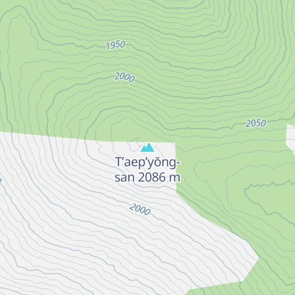 Map of T’aep’yŏng-san