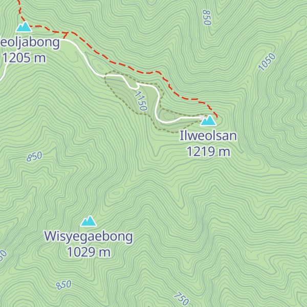 Map of Daegwanbong