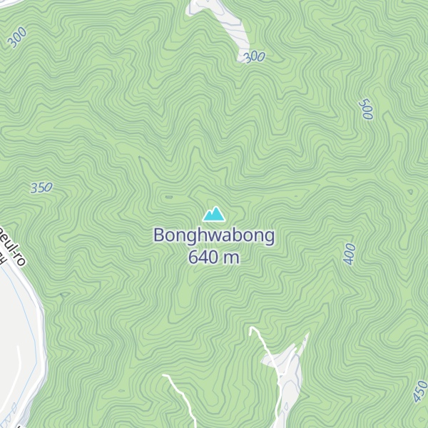 Map of Bonghwabong