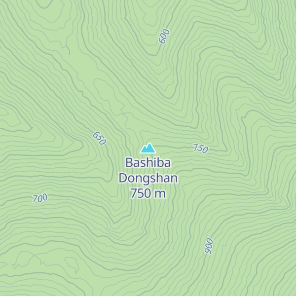 Map of Bashiba Dongshan