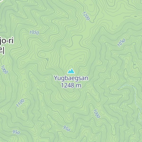 Map of Yugbaegsan