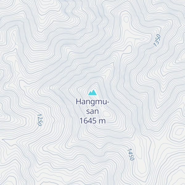 Map of Hangmu-san