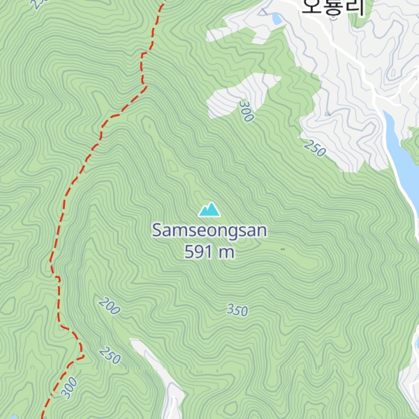 Map of Samseongsan