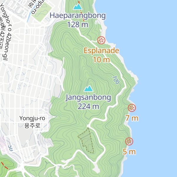 Map of Jangsanbong