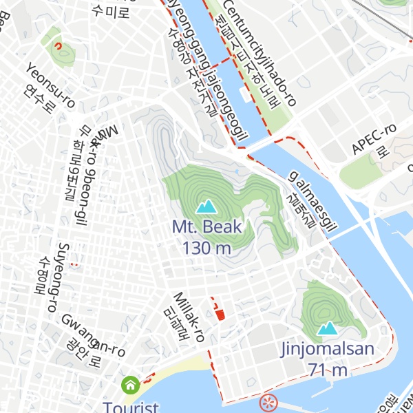 Map of Mt. Beak
