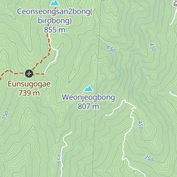 Map of Weonjeogbong