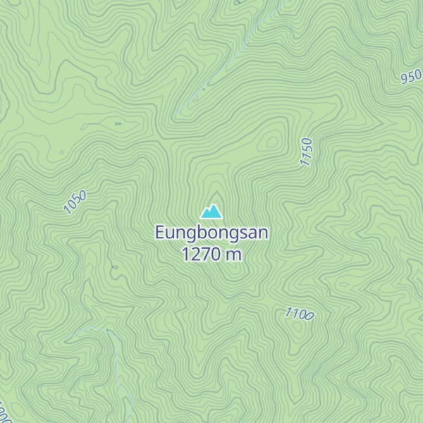 Map of Eungbongsan