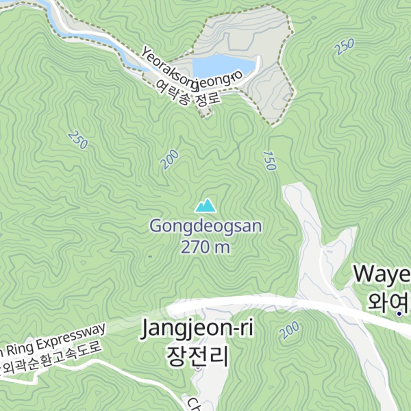 Map of Gongdeogsan