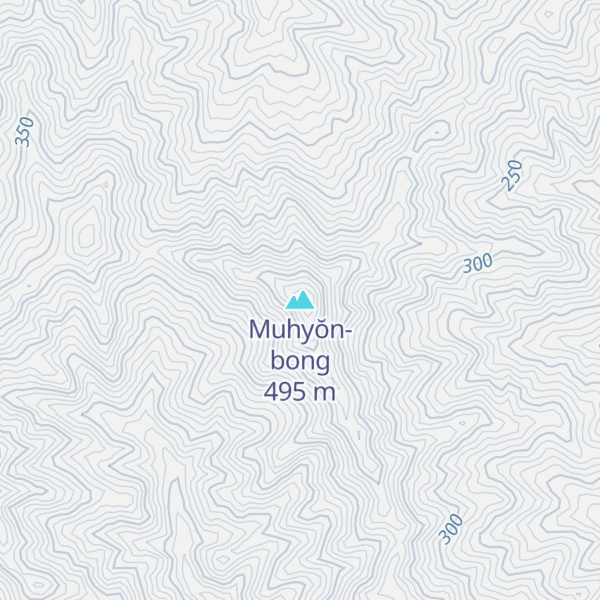 Map of Muhyŏn-bong
