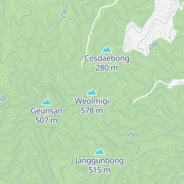 Map of Weolmigi