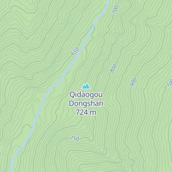 Map of Qidaogou Dongshan