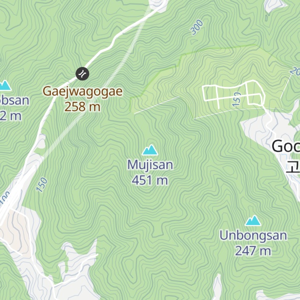 Map of Mujisan