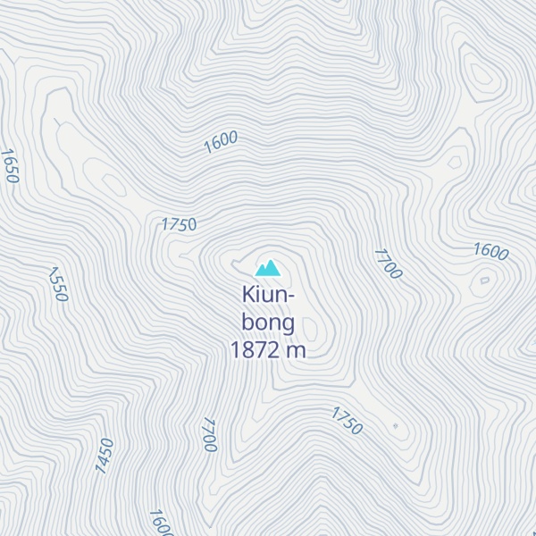 Map of Kiun-bong