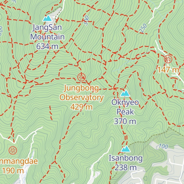 Map of Jungbong