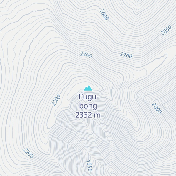 Map of T’ugu-bong