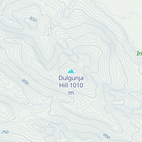 Map of Dulgunja Hill