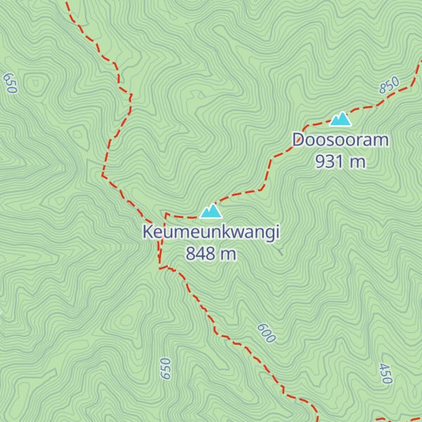 Map of Keumeunkwangi