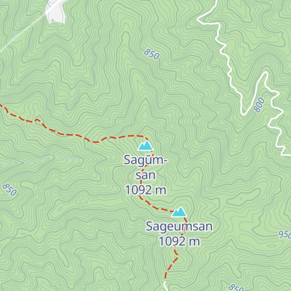 Map of Sagŭm-san