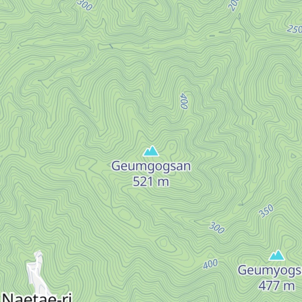 Map of Geumgogsan