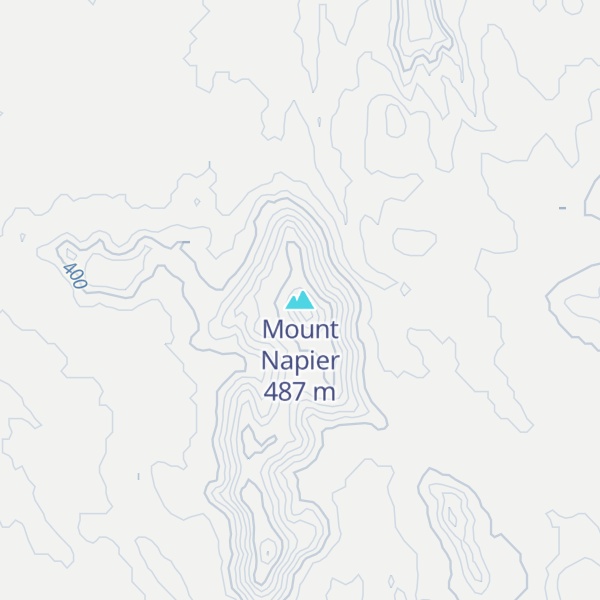 Map of Mount Napier