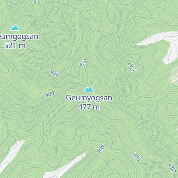 Map of Geumyogsan