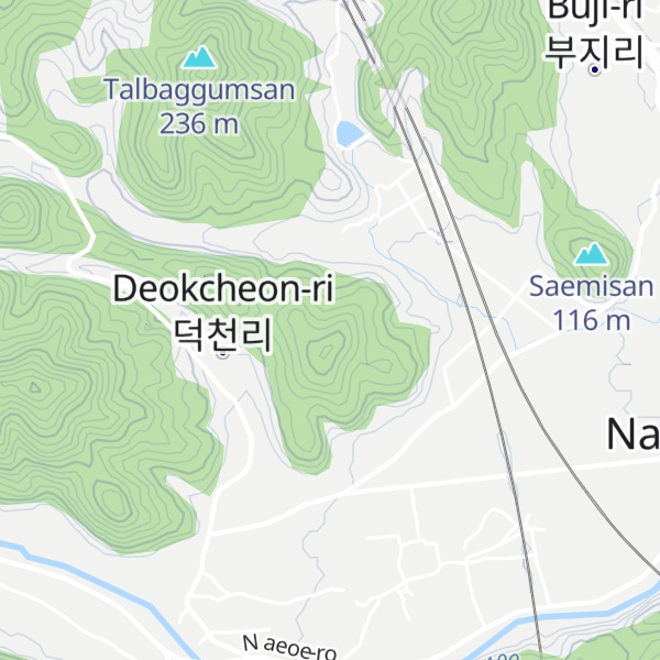 Map of Mujaedangsan