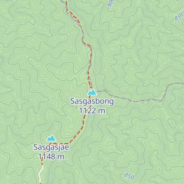 Map of Sasgasbong
