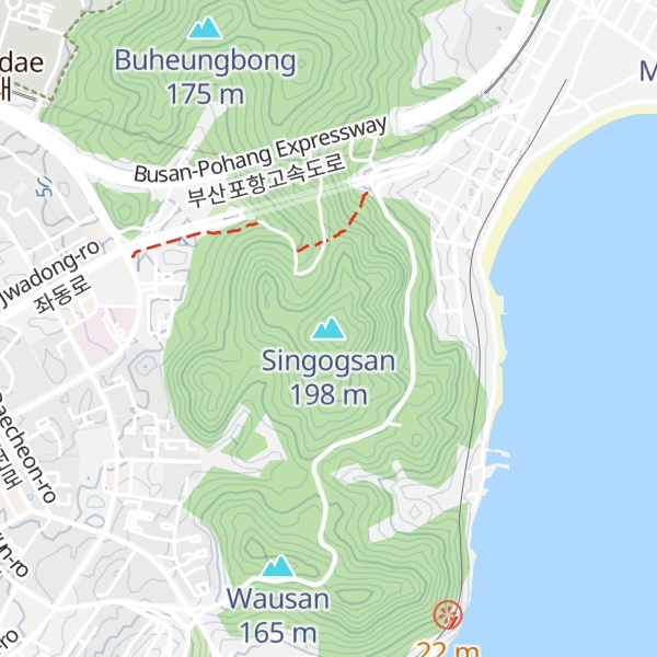 Map of Singogsan