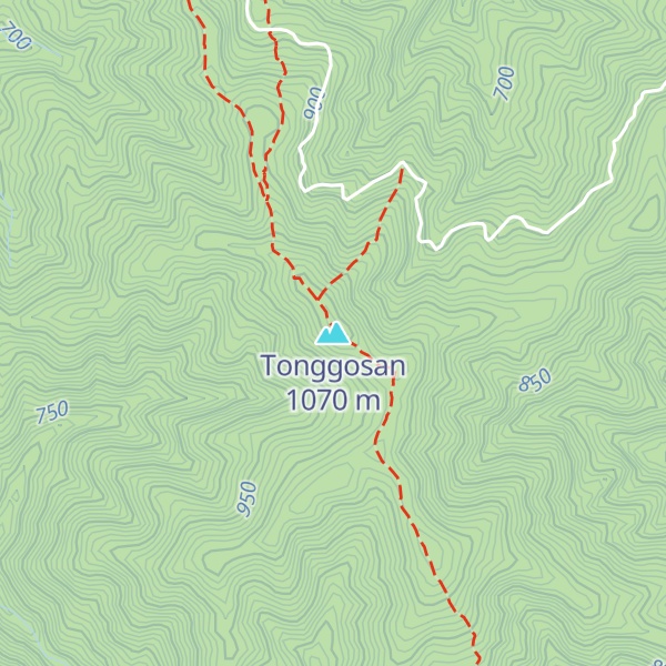 Map of Tonggosan