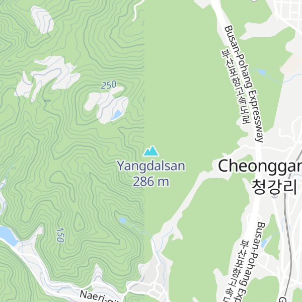 Map of Yangdalsan