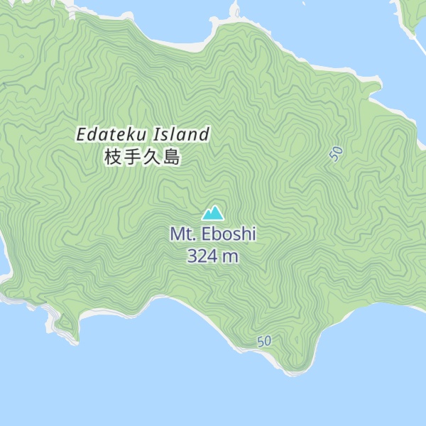 Map of Mt. Eboshi