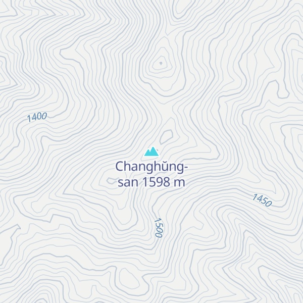 Map of Changhŭng-san