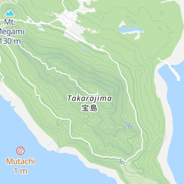 Map of Mt. Imakira