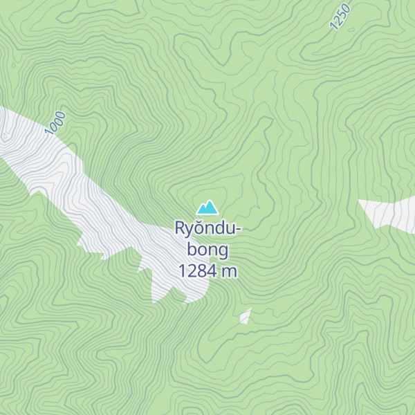 Map of Ryŏndu-bong