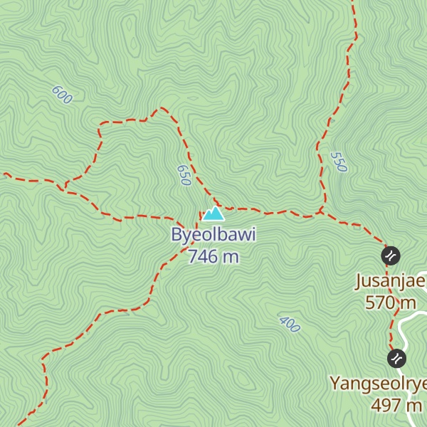 Map of Byeolbawi