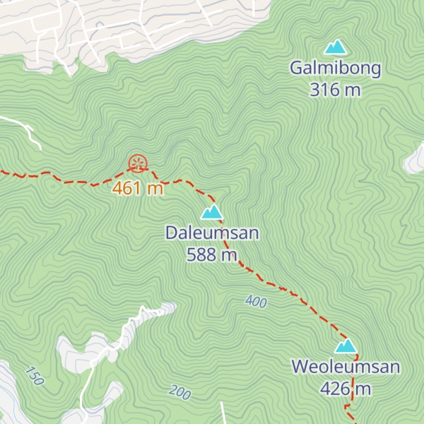 Map of Daleumsan