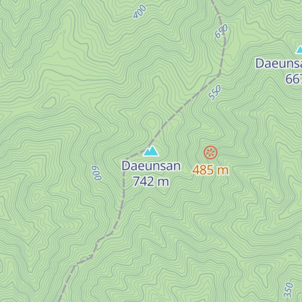 Map of Daeunsan