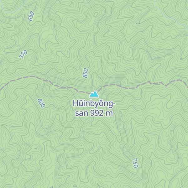 Map of Hŭinbyŏng-san