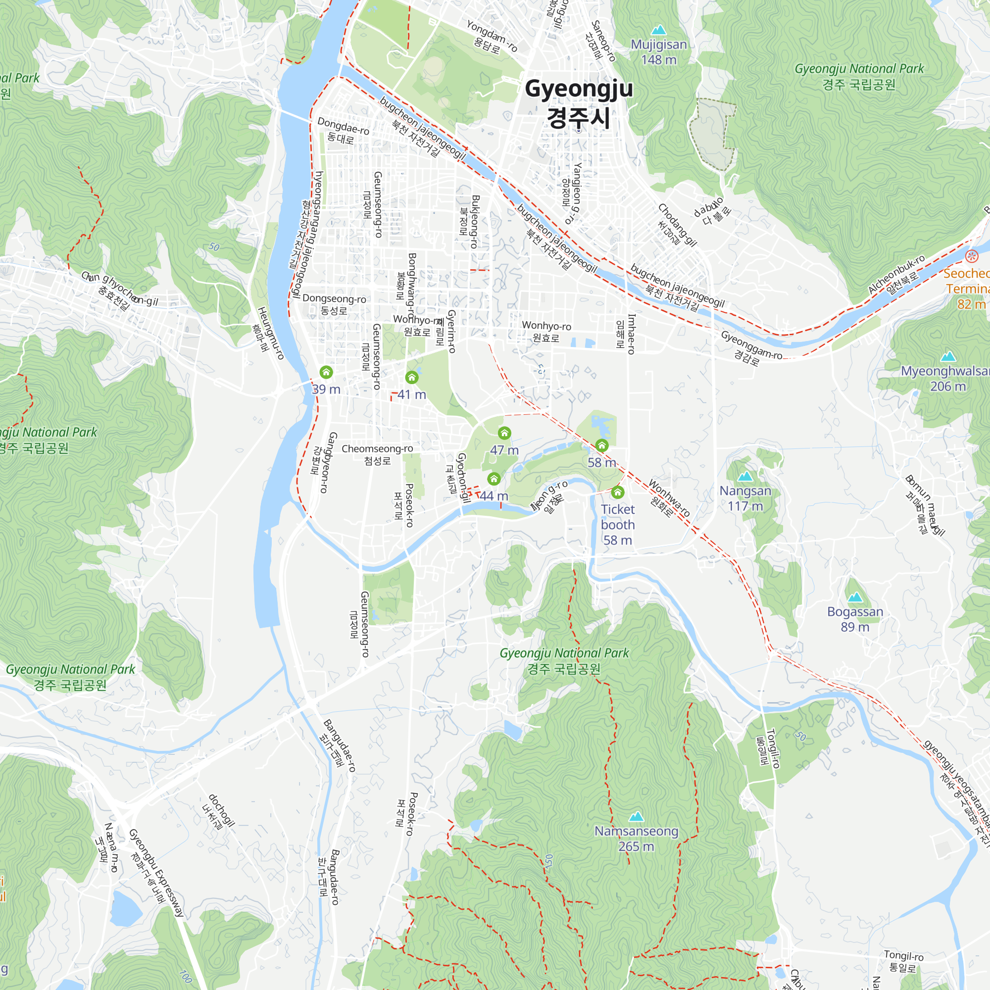 Gyoconhongbogwan map