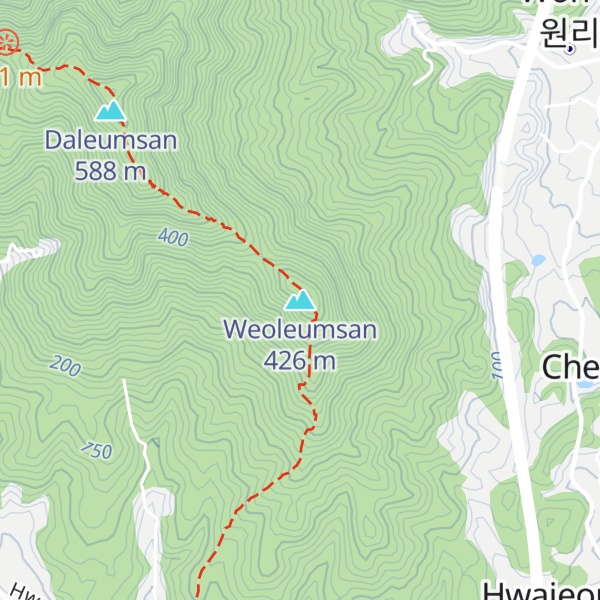 Map of Weoleumsan