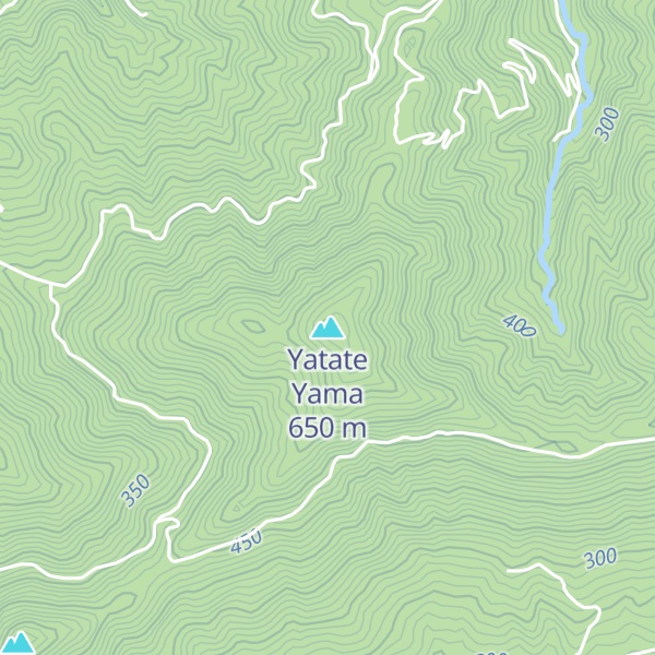 Map of Yatate Yama