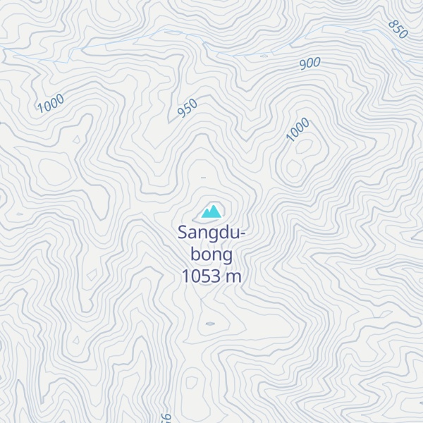 Map of Sangdu-bong