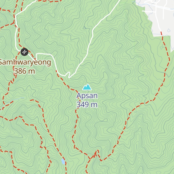 Map of Apsan