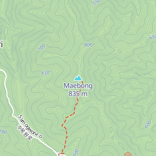 Map of Maebong
