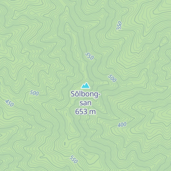 Map of Sŏlbong-san