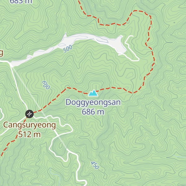 Map of Doggyeongsan