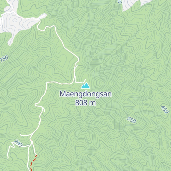 Map of Maengdongsan