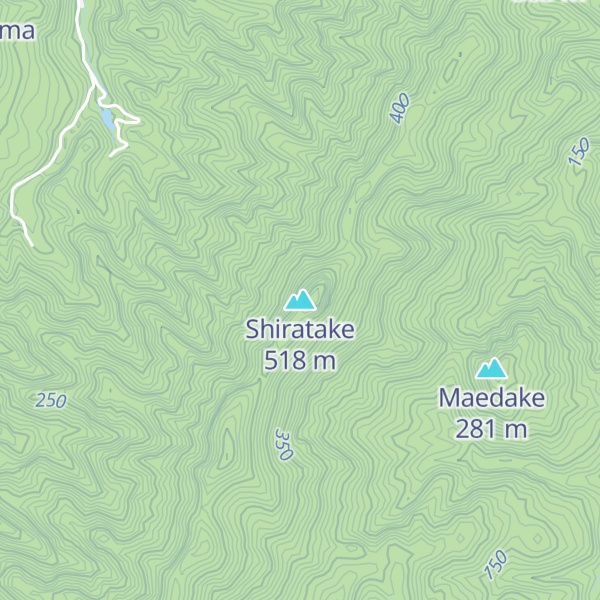 Map of Shiratake
