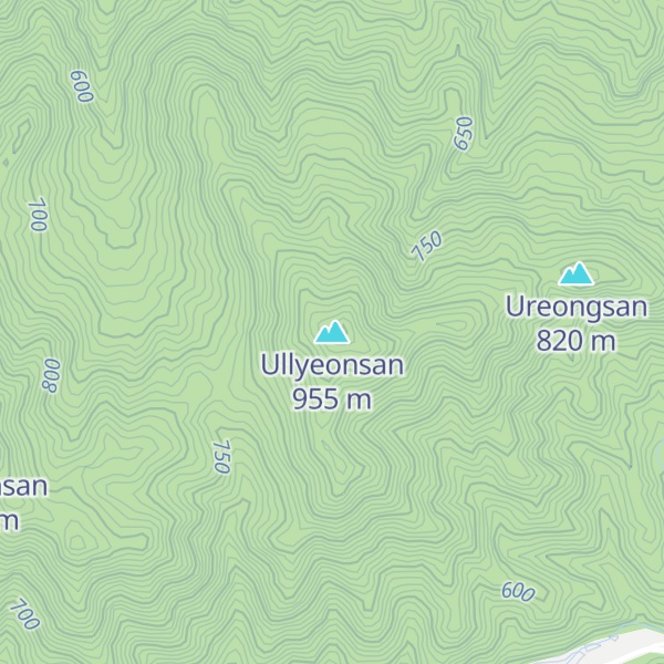 Map of Ullyeonsan