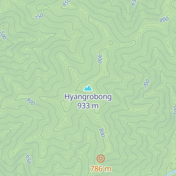 Map of Hyangrobong